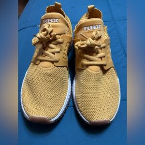RBX Yellow Knit Athletic Sneakers